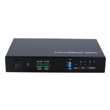 Kit Extensor Splitter 1x2 100m, HDCP2.2, Suporte POC, Ethernet, RS232