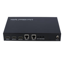 Kit Extensor Splitter 1x2 100m, HDCP2.2, Suporte POC, Ethernet, RS232