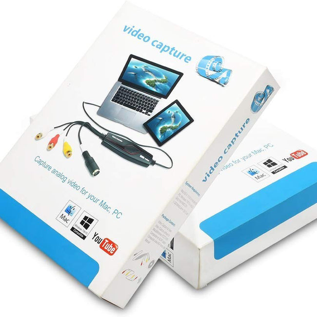 Capturadora de Vídeo USB para VHS, S-Vídeo y RCA