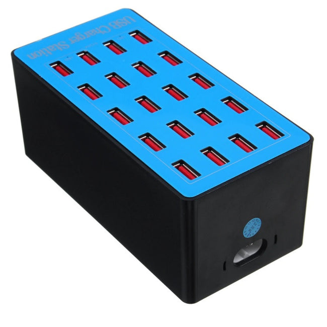 Cargador de Escritorio Inteligente 20 Puertos USB 20A
