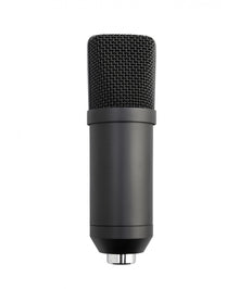 Estúdio de gravação com microfone 