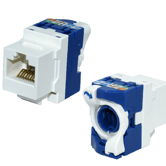 Tooless Cat 6 Female Keystone Connector