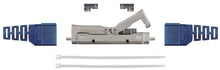 Conector de emenda de cabos Cat 6A STP com conectores RJ45 