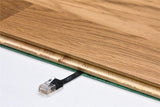 Cable CAT 6a U/utp Plano Blanco de 0.5m Cables