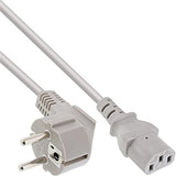 Cable Alimentación Schuko Iec320 C13 2m Gris