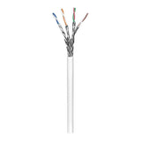 Cable de red CAT 6, S/ftp, Blanco- CCA, Lszh