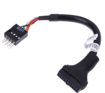 Cabo interno USB 3.0 para placa tipo HS20 para 2.0 de 15 cm