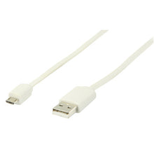 USB 2.0 A - Micro-USB Macho/Macho Branco 1 m Micro