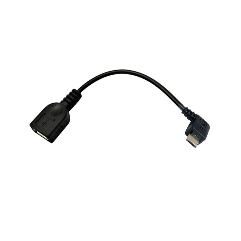 USB A/F to Micro Angled M OTG Adapter 