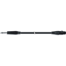 Cabo de áudio para microfone XLR fêmea de 3 pinos para macho de 6,3 mm