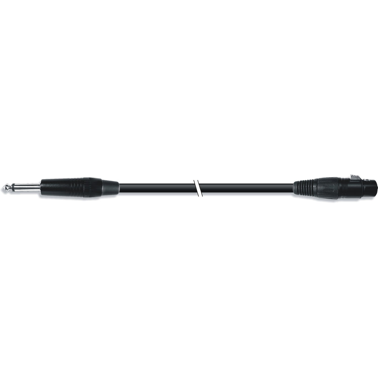 Cable Audio Micrófono XLR 3pin Hembra a Jack 6.3mm Macho de 3m