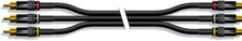 Stereo Audio and Video Cable with 3 x RCA Male Connectors on One Metal Female End 10 m