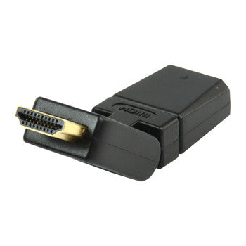 Adaptador HDMI macho para fêmea rotativo + rotativo