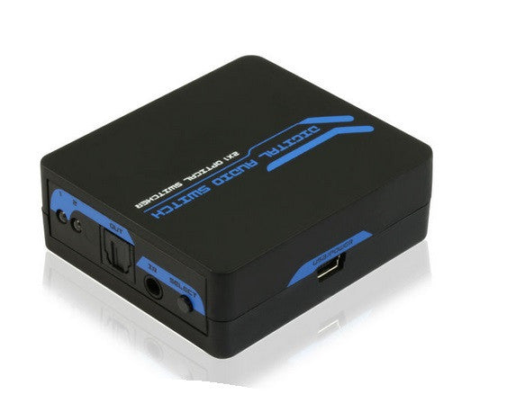 Switch Toslink para cabos de áudio de fibra ótica 2x1