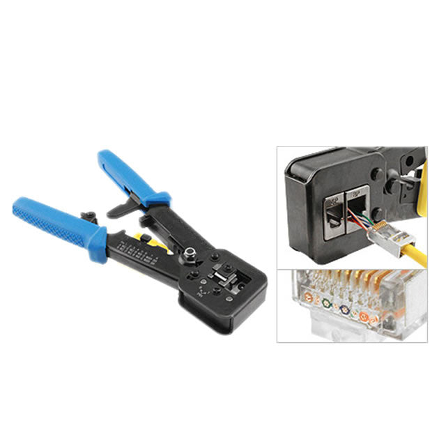 Alicate de cravação RJ45 e RJ11 - Ferramentas de rede fáceis de utilizar