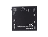 Spliter Conmutador Hdmi 2x2 4k