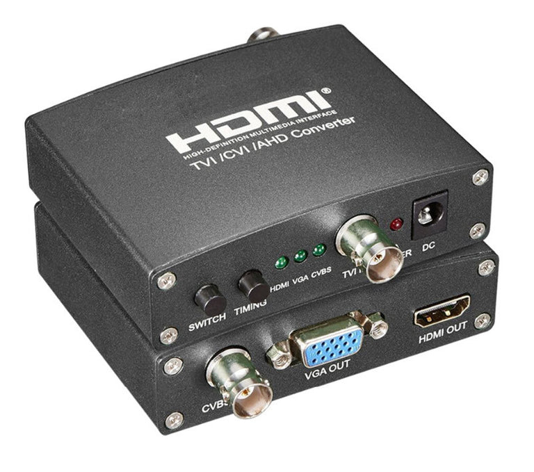Conversor de TVI/CVI/AHD para HDMI/VGA/CVBS