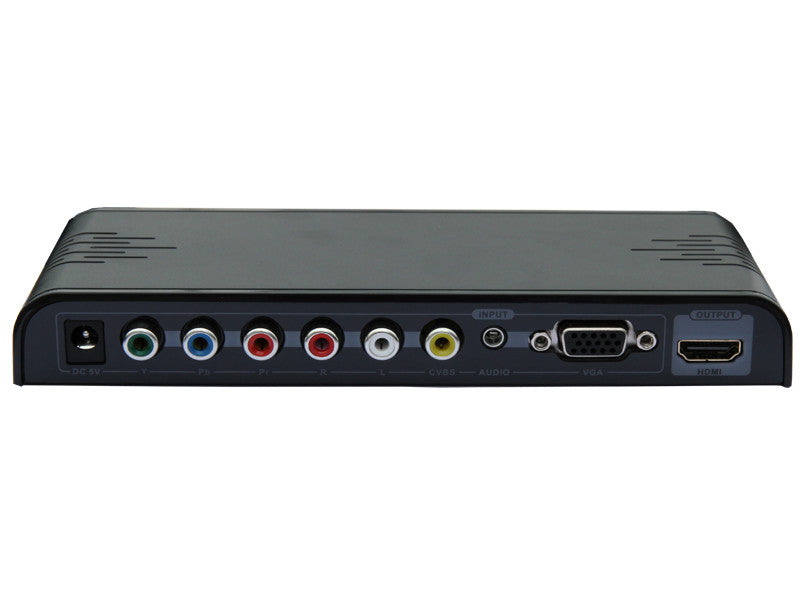 Conversor Ypbpr+VGA+Cvbs+Áudio para HDMI