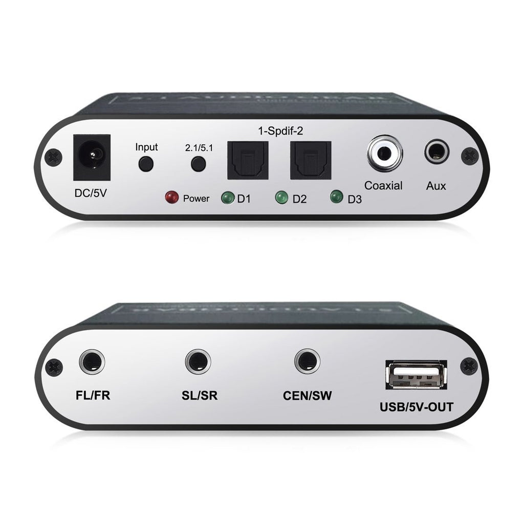Conversor Audio 5.1 Digital A Analogico