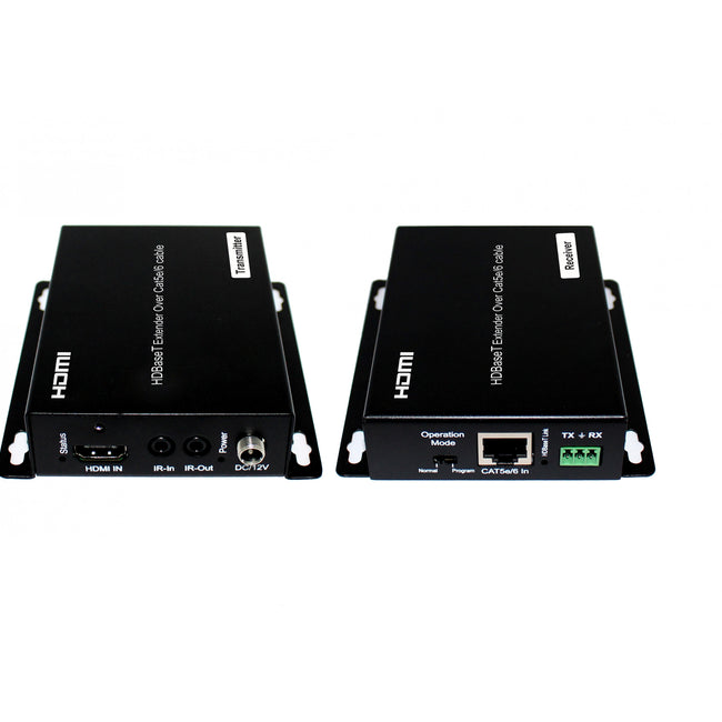 Extender Hdmi 70m en 1080p y 40m en 4k 60hz. Dhcp 2.2, POE, IR Bidirec., Control Rs232