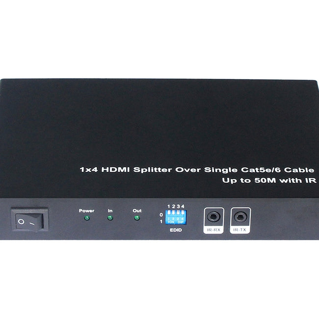 Emisor Extender Splitter Hdmi de 1 Entrada a 4 Salidas 50 Metros Señal