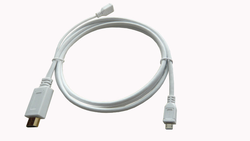 Cabo MHL. Ligação microUSB para HDMI FullHD 1080p.