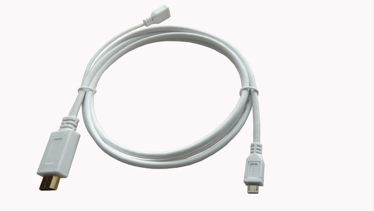 Cabo MHL. Ligação microUSB para HDMI FullHD 1080p.