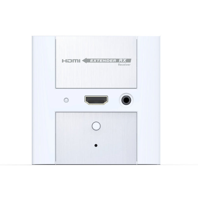 Placa de Pared Hdmi Extender Sobre Cat6 Hasta 50 m con IR y Señal