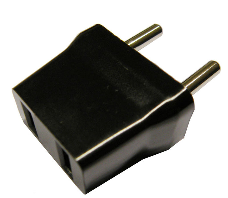 Adaptador de tomada americana plana para formato europeu fino