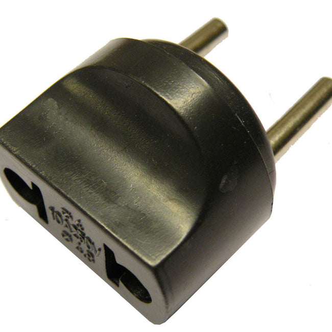 Adaptador de enchufe plano americano a redondo europeo ergonómico