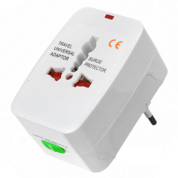 Adaptador de viagem com várias tomadas