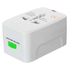 Adaptador de viagem com várias tomadas