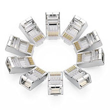 100 Conectores RJ45 para Cabos Cat6 FTP 