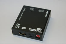Extrator de áudio e conversor de sinal HDMI 4K