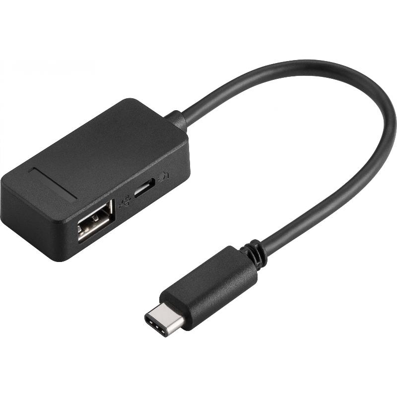 Conversor compacto USB 3.1 para 2.0 + cabo micro USB