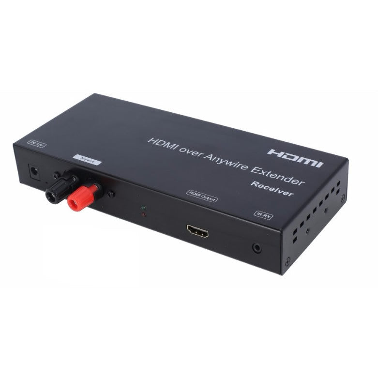 Receptor extensor HDMI, cabo de 2 pólos, até 3800 m, 1080p