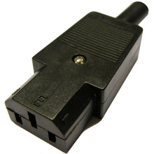 Conector de corrente fêmea homologado IEC C13