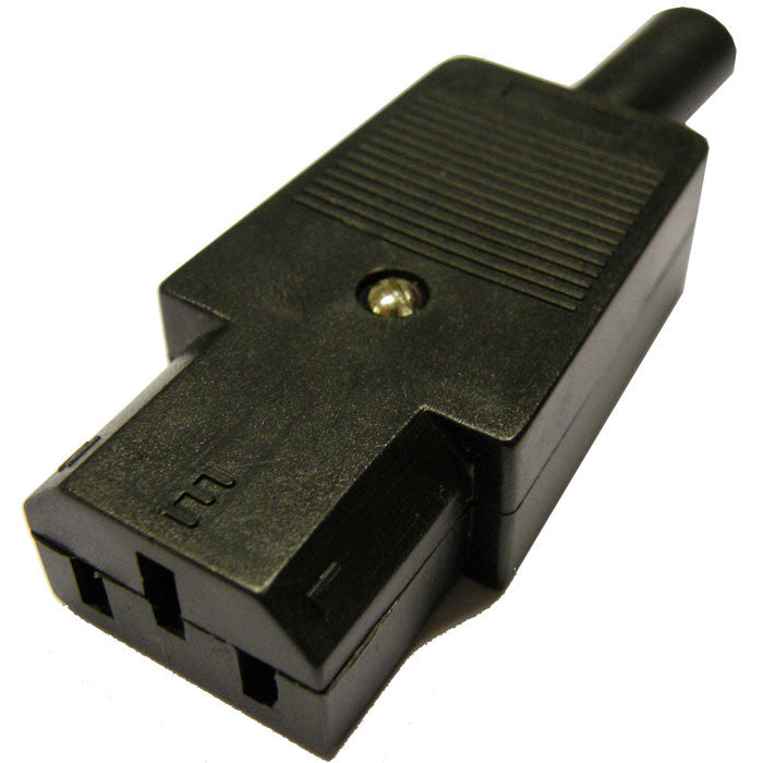 Conector de corrente fêmea homologado IEC C13