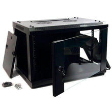 19" 9U Wall Mount Rack Cabinet 45cm deep | Dimensions W (565mm) x H (435mm) x D (450mm) 