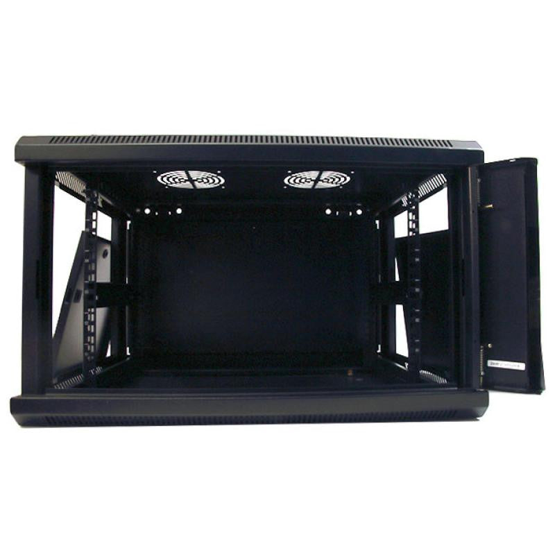 19" 9U Wall Mount Rack Cabinet 45cm deep | Dimensions W (565mm) x H (435mm) x D (450mm) 