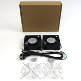 Kit de 2 Ventiladores 12cm Para Armario Rack