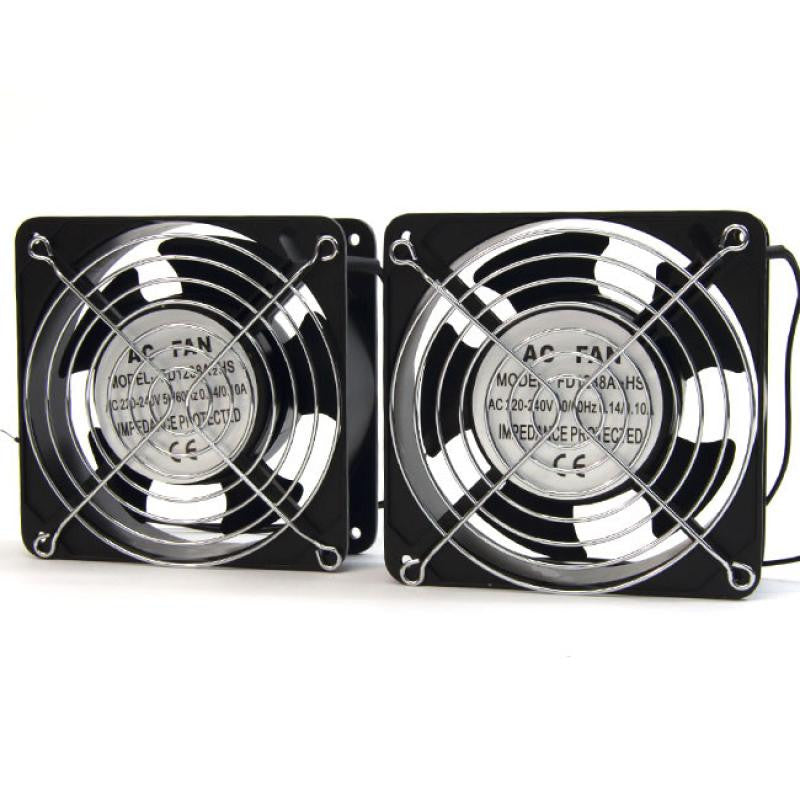 Kit de 2 Ventiladores 12cm Para Armario Rack