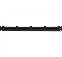 Patch panel para Rack de 19" 1U UTP Cat.6 24 puertos, Sin herramienta