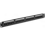 Patch panel para Rack de 19" 1U UTP Cat.6 24 puertos, Sin herramienta