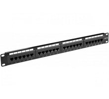 Patch panel para Rack de 19" 1U UTP Cat.6 24 puertos, Sin herramienta