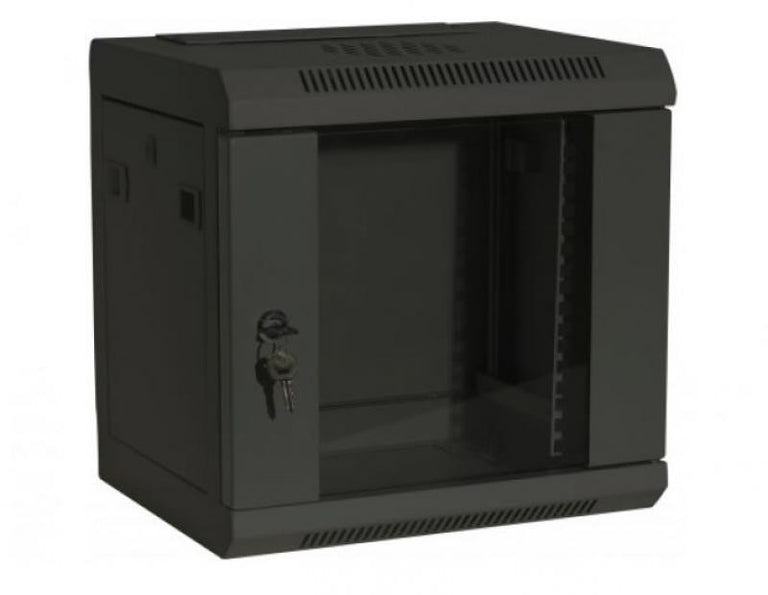 Kit Armario Rack 10" Mural 6U de 28cm de Fondo
