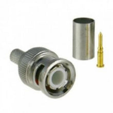 Conector BNC Para Crimpar Compatible con Rg59 - 25 mm