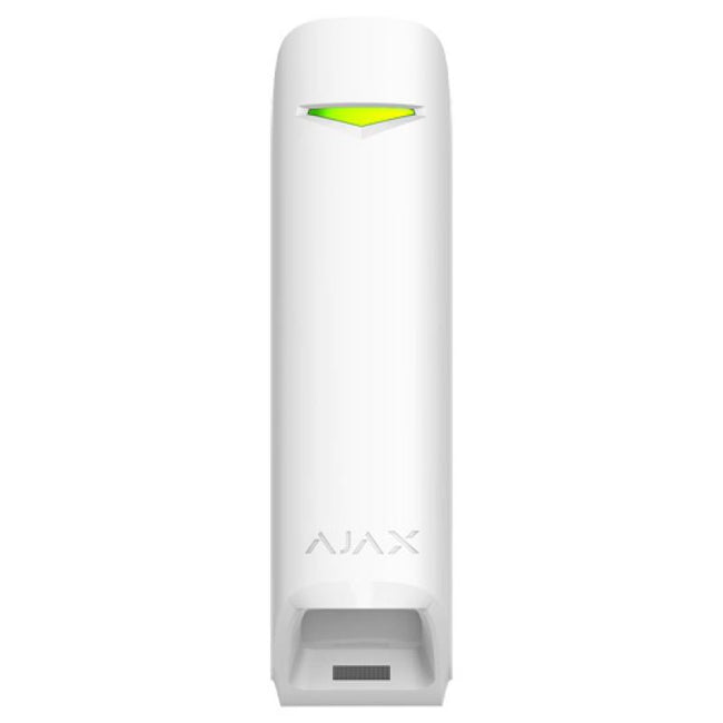 Detector PIR formato Cortina Inalámbrico  para sistemas AJAX de Color blanco