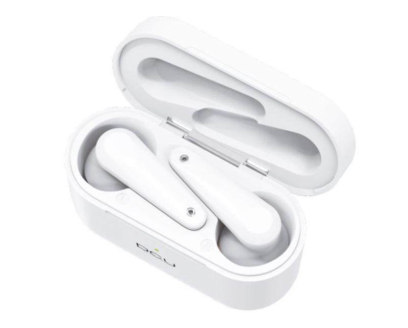 DCU Earbuds White Bluetooth Headphones