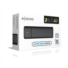 Caixa externa para disco SSD M.2 Aisens Asm2-001b/ USB 3.1
